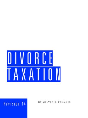 cover image of Divorce Taxation